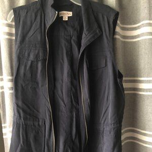 Navy Blue Structured Vest